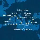 France, Italy, Turkey, Greece, Tunisia, Spain