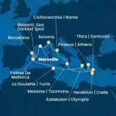 France, Italy, Greece, Tunisia, Balearic Islands, Spain