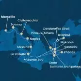 France, Italy, Malta, Greece, Turkey