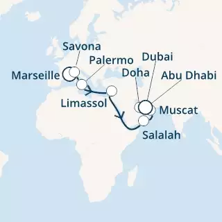 France, Italy, Cyprus, Oman, United Arab Emirates