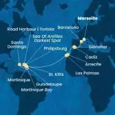 France, Spain, Gibraltar, Canary Islands, Antilles, Virgin Islands