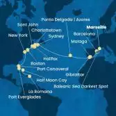 France, Spain, Gibraltar, The Azores, Canada, United States, Florida (USA), Dominican Republic
