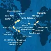 France, Spain, Gibraltar, The Azores, Canada, United States, Florida (USA), Dominican Republic, Antilles