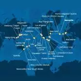 France, Spain, Portugal, The Azores, United States, Florida (USA), Mexico, USA, Hawaii, Polynesia, Fiji, New Caledonia