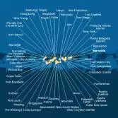 France, Spain, Portugal, The Azores, United States, Florida (USA), Mexico, USA, Hawaii, Polynesia, Fiji, New Caledonia