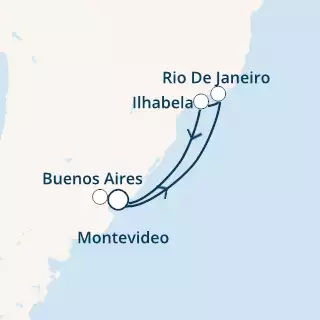 Uruguay, Argentina, Brazil