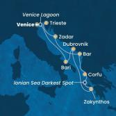 Italy, Croatia, Greece, Montenegro