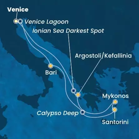 COSTA DELIZIOSA - trasa 6 nocy podróż z: Venice (Marghera) w dniu 27/06/2026 - Italy, Greece