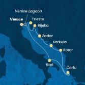 Italy, Greece, Montenegro