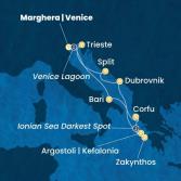 Italy, Greece, Croatia