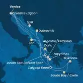 Italy, Greece, Croatia