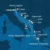 Italy, Croatia, Greece, Montenegro