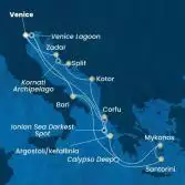 Italy, Greece, Montenegro, Croatia