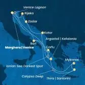 Italy, Greece, Montenegro