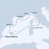 Balearic Islands, Spain, France, Italy