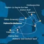 Balearic Islands, Italy, France, Spain
