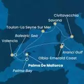 Balearic Islands, Spain, Italy, France