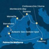 Balearic Islands, Italy, France, Spain