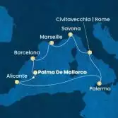 Balearic Islands, Spain, Italy, France