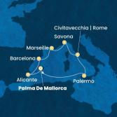 Balearic Islands, Italy, France, Spain
