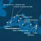 Balearic Islands, Greece, Italy, France, Spain