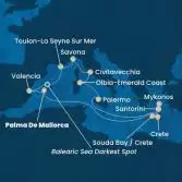 Balearic Islands, Greece, Italy, France, Spain