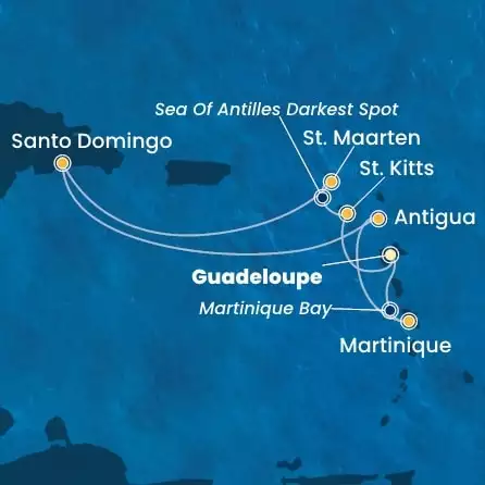 COSTA FAVOLOSA - trasa 6 nocy podróż z: GUADELOUPE w dniu 05/02/2027 - Antilles