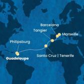 Antilles, Canary Islands, Morocco, Spain, France