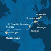 Antilles, Canary Islands, Morocco, Spain, France