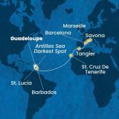 Antilles, Canary Islands, Morocco, Spain, France, Italy