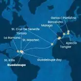 Antilles, Virgin Islands, Dominican Republic, Canary Islands, Morocco, Spain, Corsica (France), Italy