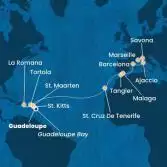 Antilles, Virgin Islands, Dominican Republic, Canary Islands, Morocco, Spain, Corsica (France), Italy, France