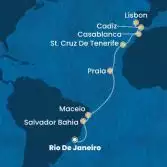 Brazil, Canary Islands, Morocco, Spain, Portugal