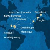 Antilles, Canary Islands, Morocco, Spain