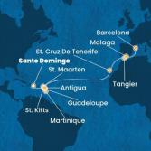 Antilles, Canary Islands, Morocco, Spain