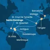 Antilles, Canary Islands, Morocco, Spain
