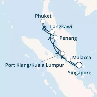 Singapore, Malaysia, Thailand