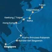 Singapore, Philippines, China, Taiwan, Japan
