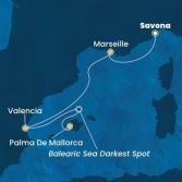 Italy, France, Spain, Balearic Islands