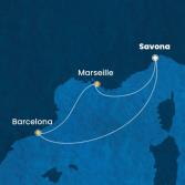 Italy, Spain, France