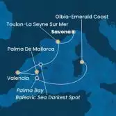 Italy, France, Spain, Balearic Islands