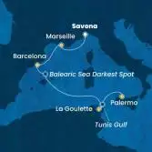 Italy, France, Spain, Tunisia