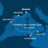 Italy, France, Spain, Tunisia