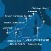 Italy, France, Spain, Balearic Islands