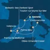 Italy, France, Spain, Balearic Islands