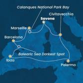 Italy, France, Spain, Balearic Islands