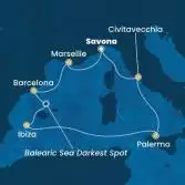 Italy, France, Spain, Balearic Islands