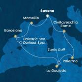 Italy, France, Spain, Tunisia