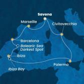 Italy, France, Spain, Balearic Islands