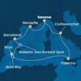 Italy, France, Spain, Balearic Islands